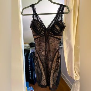 Little black lace dress